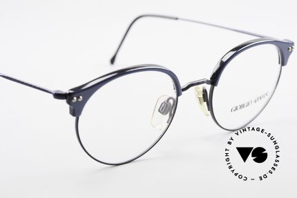 Giorgio Armani 377 Echt 90er Panto Brillengestell, ungetragen (wie all unsere 90er G. ARMANI Brillen), Passend für Herren und Damen