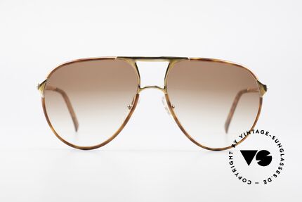Christian Dior 2505 Designer Aviator Sonnenbrille, Luxus-Designersonnenbrille aus dem Jahre 1988, Passend für Herren