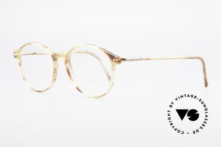 Giorgio Armani 362 Original 90er Brillengestell, wahre 'Gentlemen-Brille' mit flexiblen Scharnieren, Passend für Herren