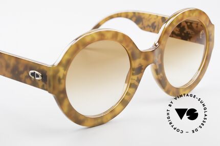 Christian Dior 2567 Runde 90er Sonnenbrille XXL, ungetragen (wie alle unsere C. Dior Sonnenbrillen), Passend für Damen
