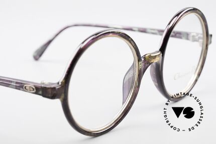 Christian Dior 2540 Runde 90er Damenbrille Vintage, ungetragen (wie alle unsere C. Dior vintage Brillen), Passend für Damen