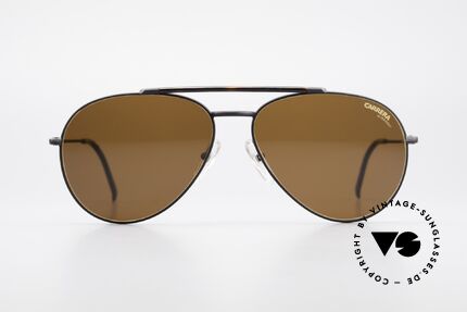 Carrera 5349 Vintage Aviator Sonnenbrille, solide Metall-Fassung in herausragender Qualität, Passend für Herren