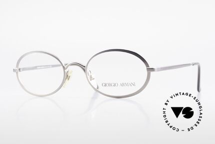 Giorgio Armani 277 90er Vintage Brille Oval, ovale vintage Brillenfassung vom GIORGIO ARMANI, Passend für Herren und Damen