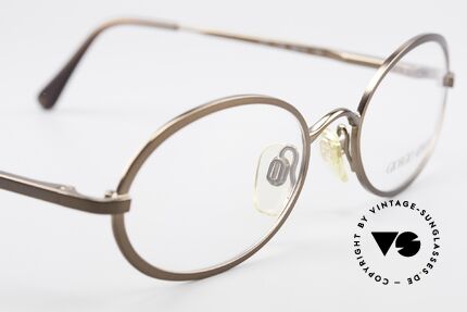 Giorgio Armani 277 90er Vintage Fassung Oval, keine aktuelle Kollektion, sondern alte Originalware!, Passend für Herren und Damen