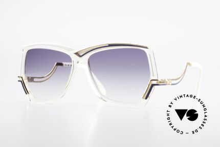 Cazal 178 Extravagante Sonnenbrille, reizendes Cazal Design der 80er Jahre (ca. 1989), Passend für Damen