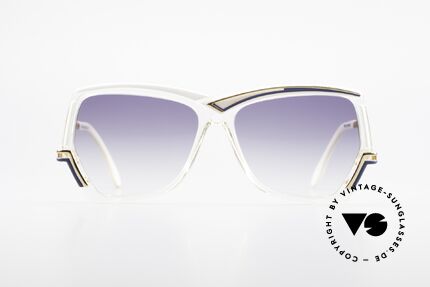 Cazal 178 Extravagante Sonnenbrille, zauberhafte Bügel & schicke Farbkombinationen, Passend für Damen