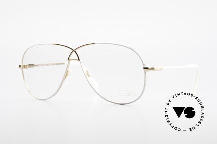 Cazal 728 Vintage Aviator Brille 80er, legendäre Piloten-Brillenfassung der 80er Jahre, Passend für Herren und Damen