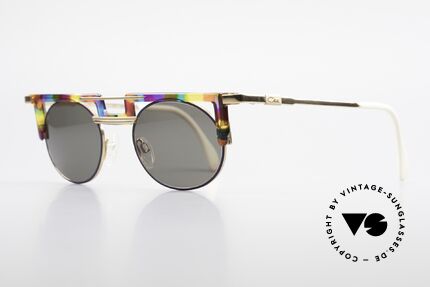 Cazal 745 Markante 90er Sonnenbrille, auffällig einzigartig (unverwechselbar CAri ZALloni), Passend für Damen