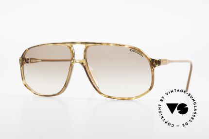 Carrera 5325 80er Carrera Optyl Brille, vintage Sonnenbrille von CARRERA mit Doppelsteg, Passend für Herren