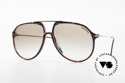 Carrera 5327 80er Piloten Brille Optyl, typisches 80er Jahre 'Aviator-Design' von CARRERA, Passend für Herren und Damen