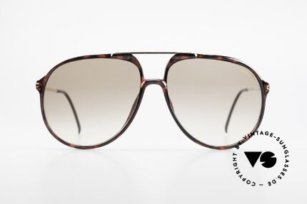 Carrera 5327 80er Piloten Brille Optyl, edle Rahmengestaltung (braun-wurzelholz ähnlich), Passend für Herren und Damen