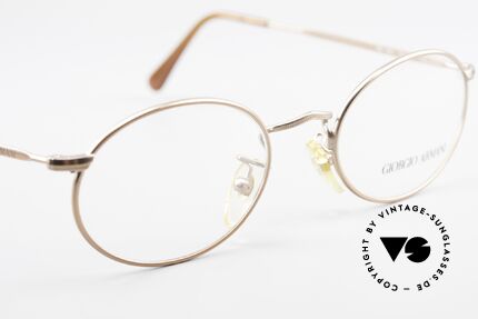 Giorgio Armani 131 Vintage Fassung Ovale Brille, KEINE RETROBRILLE, ein altes Armani ORIGINAL, Passend für Herren und Damen