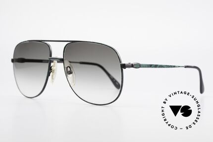 Lacoste 101 Sportliche Aviator Brille XL, in 1980ern produziert und in 90ern nochmal modifiziert, Passend für Herren