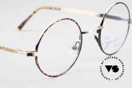 John Lennon - Revolution Kleine Runde Vintage Brille, absoluter Brillen-Klassiker; einfach zeitlos! + Etui, Passend für Herren und Damen