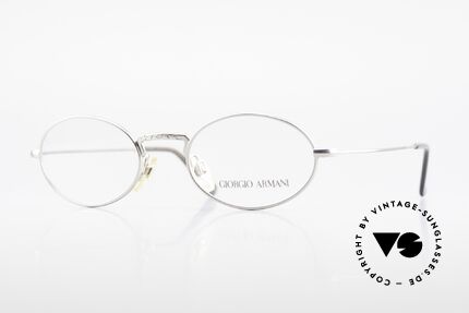 Giorgio Armani 242 Ergonomische Vintage Brille, vintage Brillenfassung vom Modedesigner G. Armani, Passend für Herren und Damen