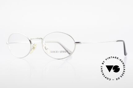Giorgio Armani 242 Ergonomische Vintage Brille, ergonomisch geformte Fassung mit kleinen Gravuren, Passend für Herren und Damen