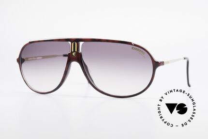 Carrera 5467 Carbon Fibre Kohlefaser Brille, hochwertiges vintage CARRERA Modell der 80er, Passend für Herren
