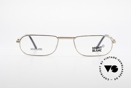 Montblanc MB30 Folding Vergoldete Luxus Faltbrille, absolute Top-Qualität (vergoldet) & Federscharniere, Passend für Herren