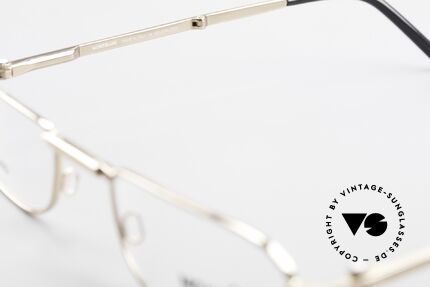 Montblanc MB30 Folding Vergoldete Luxus Faltbrille, KEINE Retrobrille, sondern ein Original von ca. 1999, Passend für Herren