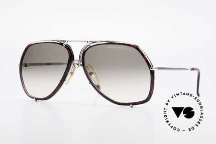 Porsche 5637 Original 80er No Retro Brille, sportliche, originelle PORSCHE CARRERA Sonnenbrille, Passend für Herren