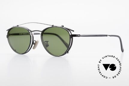 Oliver Peoples 6BKMP Vintage Brille Mit Vorhänger, herausragende Qualität der Fassung mit Sonnen-Clip, Passend für Herren und Damen