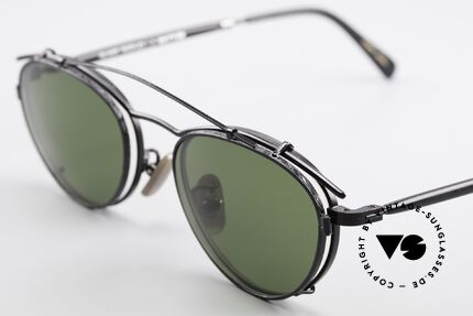 Oliver Peoples 6BKMP Vintage Brille Mit Vorhänger, grandiose Rahmengestaltung in klassischem Schwarz, Passend für Herren und Damen