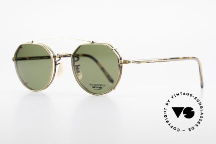 Oliver Peoples 43TAG Designer Sonnenclip Brille, herausragende Qualität der Fassung mit Sonnen-Clip, Passend für Herren und Damen