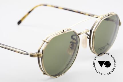Oliver Peoples 43TAG Designer Sonnenclip Brille, KEINE Retromode, sondern ein 25 Jahre altes Original, Passend für Herren und Damen