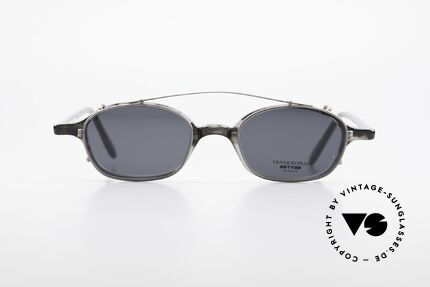 Oliver Peoples OP561 Vintage 90er Brille Mit Clip, Luxusbrille: verkörpert den Lifestyle von Los Angeles, Passend für Herren und Damen