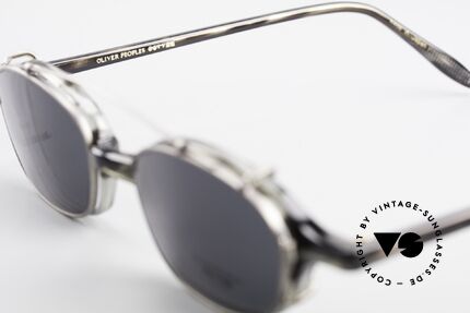 Oliver Peoples OP561 Vintage 90er Brille Mit Clip, KEINE Retrobrille; sondern ein 20 Jahre altes Original, Passend für Herren und Damen