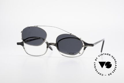 Oliver Peoples OP561 Vintage 90er Brille Mit Clip, Größe: small, Passend für Herren und Damen