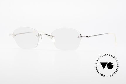 Oliver Peoples OP593 Randlose Designer Brille 90er, vintage Oliver Peoples Designerbrille der späten 90er, Passend für Herren und Damen