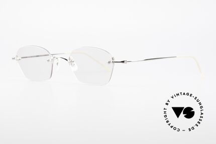 Oliver Peoples OP593 Randlose Designer Brille 90er, zeitlos in Farbe & Form; randlose Fassung + orig. Etui, Passend für Herren und Damen