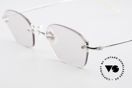 Oliver Peoples OP593 Randlose Designer Brille 90er, ungetragenes O. Peoples Einzelstück (made in Japan), Passend für Herren und Damen