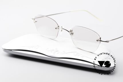 Oliver Peoples OP593 Randlose Designer Brille 90er, Qualitätsfassung kann beliebig optisch verglast werden, Passend für Herren und Damen