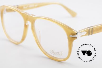 Persol 649/VL Ratti Steve McQueen Vintage Brille, Meflecto-System: flexible Bügel für ideale Passform, Passend für Herren