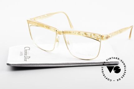 Christian Dior 2552 90er Vintage Brille Damen, Qualitätsfassung kann beliebig verglast werden, Passend für Damen