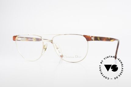 Christian Dior 2722 90er Designer Brille Unisex, klassische "Kombi-Brille' von Dior aus den 90ern, Passend für Herren und Damen