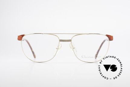 Christian Dior 2722 90er Designer Brille Unisex, Kombination von Metallfassung mit Kunststoff, Passend für Herren und Damen