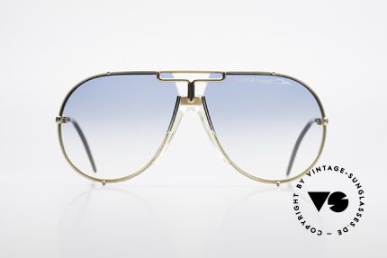 Cazal 901 Targa Design West Germany Piloten Brille, ungetragenes Exemplar (ein Sammlerstück), Passend für Herren und Damen