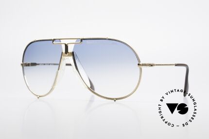 Cazal 901 Targa Design West Germany Piloten Brille, klassische Gold-Kolorierung, color code 97, Passend für Herren und Damen