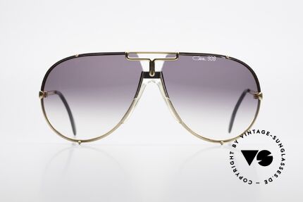 Cazal 908 Designer Piloten Sonnenbrille, kostbares altes Original von 1989 mit orig. Etui, Passend für Herren
