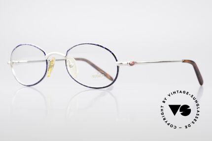 Bugatti 22338 Rare Ovale 90er Vintage Brille, beste Materialien in erstklassiger Verarbeitung, Passend für Herren und Damen