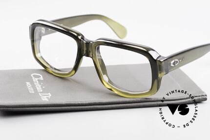 Christian Dior 1209 - S Monsieur 70er Optyl Brille, Größe: small, Passend für Herren