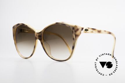 Christian Dior 2233 XL 80er Damen Sonnenbrille, große XL-Sonnengläser in braun-Verlauf, 100% UV, Passend für Damen