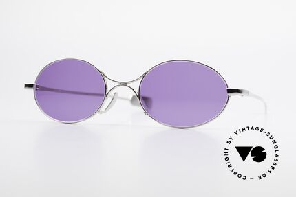 Jean Paul Gaultier 55-0173 Ovale Designer Sonnenbrille, einzigartige Designerbrille von Jean Paul Gaultier, Passend für Herren und Damen