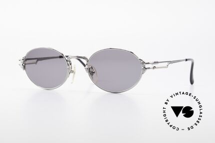 Jean Paul Gaultier 55-4173 Vintage Sonnenbrille Oval, einzigartige Jean Paul Gaultier Designersonnenbrille, Passend für Herren und Damen