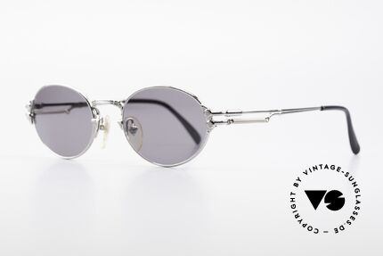 Jean Paul Gaultier 55-4173 Vintage Sonnenbrille Oval, interessante Designdetails; Top-Qualität: typisch JPG, Passend für Herren und Damen