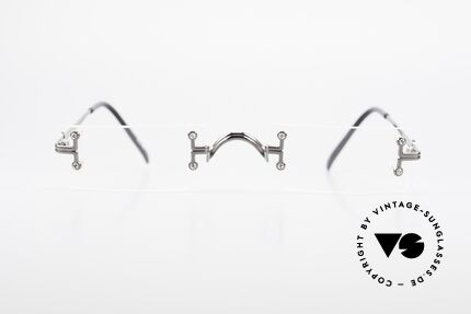 Jean Paul Gaultier 55-9172 Randlose JPG Designerbrille, schlichte Randlos-Brille; dennoch markant & originell, Passend für Herren und Damen
