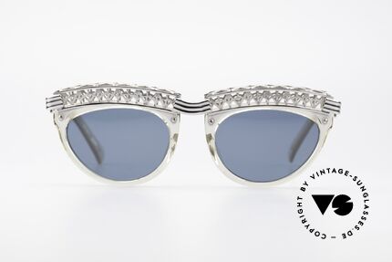 Jean Paul Gaultier 56-0271 Eifelturm Rihanna Sonnenbrille, unglaubliche Qualität (wie aus einem Guss), Passend für Damen